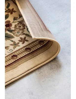 Dywan Klasyczny Herat 105995 Krem – zbliżenie na teksturę – idealny do: do salonu