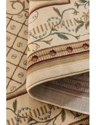 Dywan Klasyczny Herat 105995 Krem – aranżacja w salonie