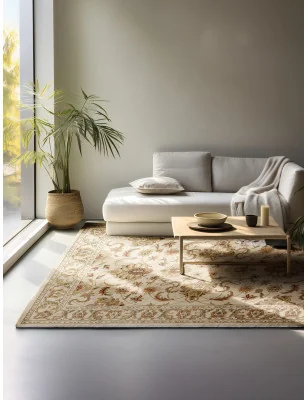 Dywan Klasyczny Herat 105985 Krem – widok z góry