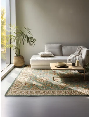 Dywan Klasyczny Herat 105988 Mięta – widok z góry