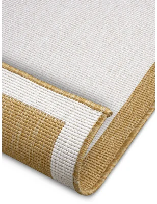 Dywan Dwustronny / Zewnętrzny Twin 105796 Ochre Kremowy – zbliżenie na teksturę – idealny do: na balkon