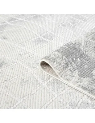 Stylowy dywan prostokątny szaro-beżowy – model Antique 2150