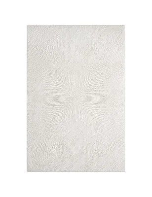 Dywan strukturalny kremowy Antique 4810 – widok z góry