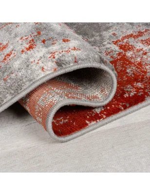 Dywan Nowoczesny Cocktail Wonderlust Terracotta – zbliżenie na teksturę – idealny do: do przedpokoju