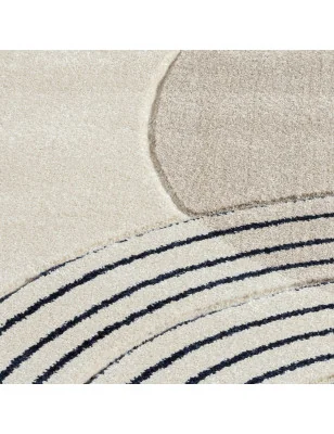 Stylowy dywan geometryczny Bonny 71570 beżowy do salonu i sypialni