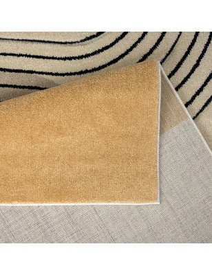 Dywan z polipropylenu Bonny 71570 z wzorem 3D w odcieniach beżu