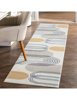 Nowoczesny chodnik z kolekcji Bonny 71570 w odcieniu beżu