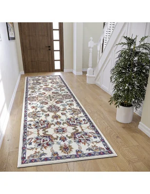 Dywan Klasyczny Luxor 105635 Kremowy – nowoczesny design z bliska – styl klasyczny