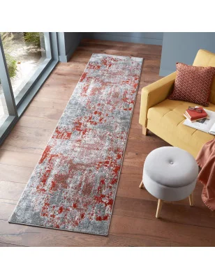 Dywan Nowoczesny Cocktail Wonderlust Terracotta – ułożony na podłodze – pasuje do: do przedpokoju