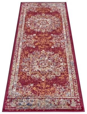 Dywan Klasyczny Vintage Luxor 105638 Czerwony – nowoczesny design z bliska – styl klasyczny