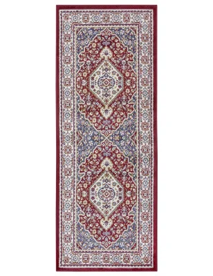 Dywan Klasyczny Luxor 105644 Czerwony – ułożony na podłodze – pasuje do: do przedpokoju