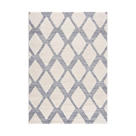 Dywan Focera 44970 geometryczny wzór szaro-kremowy