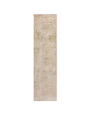 Dywan Nowoczesny Eris Arissa Złoty – ułożony na podłodze – pasuje do: do przedpokoju