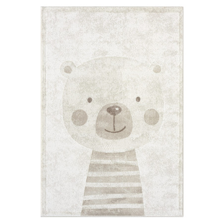 Dywan dziecięcy z motywem misia pluszowego Marva 7100 krem-beż
