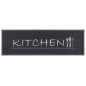 Dywan Do Kuchni Kitchen Cook&Clean 105725 Czarny Biały