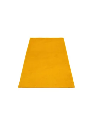 Dywanik łazienkowy Rabbit Żółty Futro Królika Topila Maty antypoślizgowy