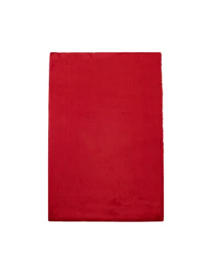 Dywanik łazienkowy Rabbit Czerwony Futro Królika Topila Maty antypoślizgowy