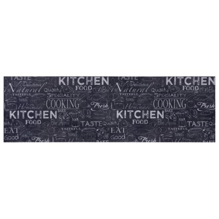 Dywan Do Kuchni Kitchen Cook&Clean 105731 Czarny Biały