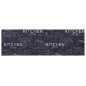 Dywan Do Kuchni Kitchen Cook&Clean 105731 Czarny Biały