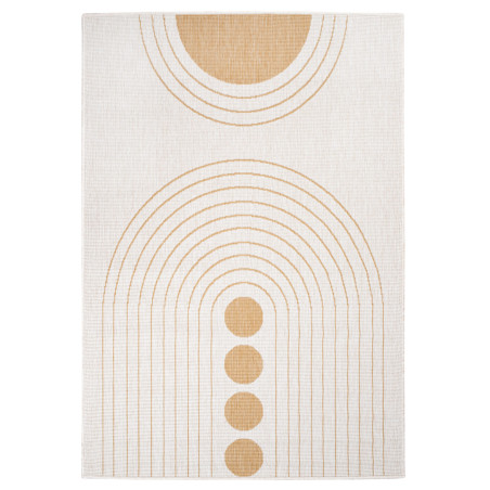 Funkcjonalny dywan na zewnątrz i do wnętrz, dwustronny DUO 57390 Ochre