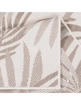 Funkcjonalny dywan na zewnątrz i do wnętrz, dwustronny DUO 57710 Krem