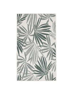 Funkcjonalny dywan na zewnątrz i do wnętrz, dwustronny DUO 57710 Zielony