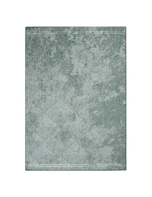 Funkcjonalny dywan na zewnątrz i do wnętrz, dwustronny DUO 58450 Zielony