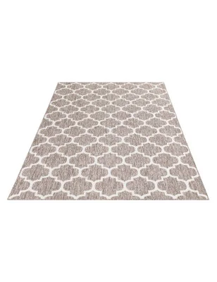 Dywan na zewnątrz i do wnętrz koniczynka Sunny 4620 Beż Krem