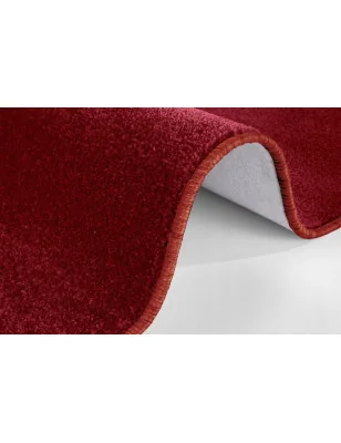 Dywan Czerwony Jednokolorowy Nasty 101151 Czerwony – detal krawędzi dywanu