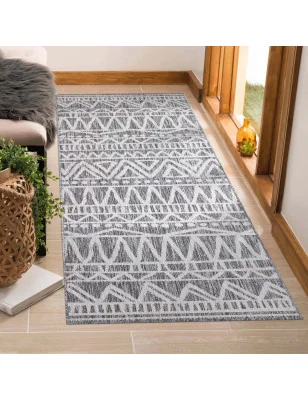 Dywan na zewnątrz i do wnętrz boho Sunny 4760 Szary Krem