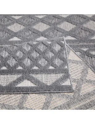 Dywan na zewnątrz i do wnętrz boho Sanori 4350 Antracyt