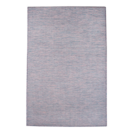 Dywan na zewnątrz i do wnętrz gładki Paloa 27780 Niebieski Róż