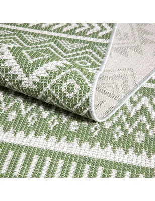 Dywan na zewnątrz i do wnętrz boho Paloa 35220 Zielony