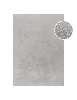 Dywan Jednokolorowy zmywalny antypoślizgowy miękki Calmia Szary