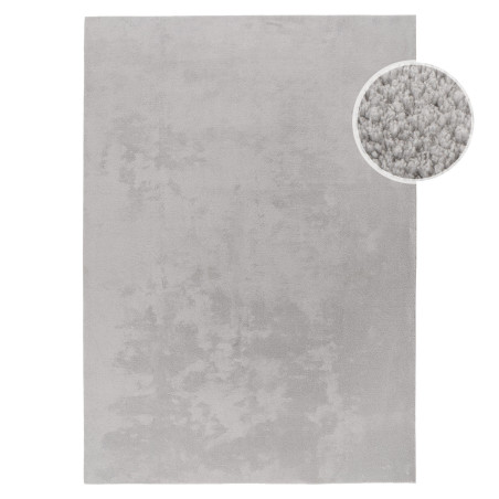 Dywan Jednokolorowy zmywalny antypoślizgowy miękki Calmia Szary