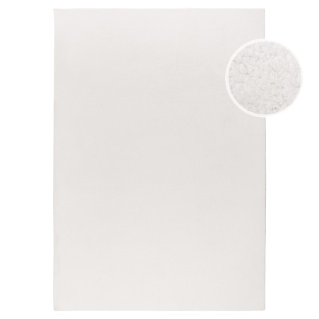 Dywan Jednokolorowy zmywalny antypoślizgowy miękki Calmia Biały