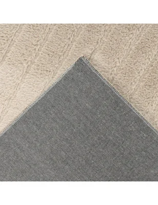 Dywan nowoczesny 3D, miękki Waving 5010 Beż