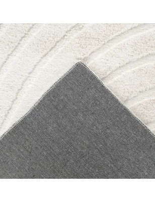 Dywan nowoczesny 3D, miękki Waving 5010 Biały/Ivory