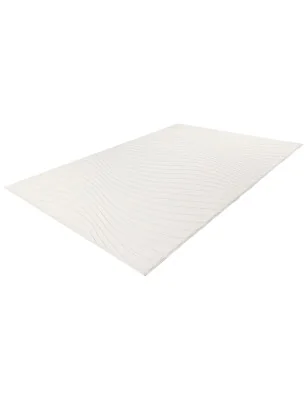 Dywan nowoczesny 3D, miękki Waving 5030 Biały/Ivory