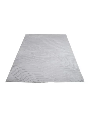 Dywan nowoczesny 3D, miękki Waving 5030 Szary