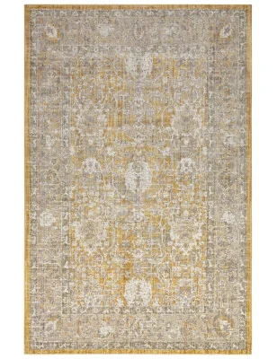 Dywan Do Prania Klasyczny Cairo 105590 Złoty – widok ogólny – wzór retro