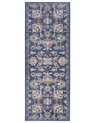 Dywan Klasyczny Luxor 105634 Niebieski – nowoczesny design z bliska – styl klasyczny