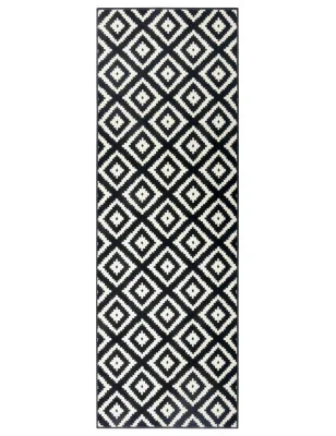 Dywan Nowoczesny Hamla 105477 Czarny Kremowy – nowoczesny design z bliska