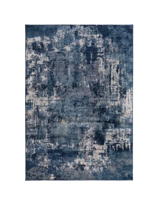 Dywan Nowoczesny Cocktail Wonderlust Ciemno Niebieski – widok ogólny – wzór vintage