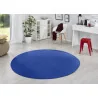 Dywan Jednokolorowy Fancy Okrągły 103007 Niebieski – widok z góry
