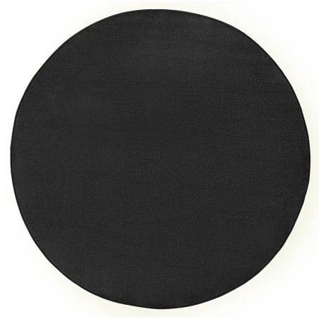 Dywan Jednokolorowy Fancy Okrągły 103004 Czarny – widok ogólny