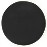 Dywan Jednokolorowy Fancy Okrągły 103004 Czarny – widok ogólny