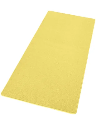 Dywan Jednokolorowy Fancy 103002 Żółty – detal krawędzi dywanu