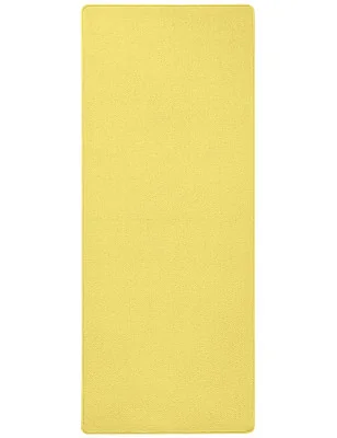 Dywan Jednokolorowy Fancy 103002 Żółty – ułożony na podłodze – pasuje do: do sypialni