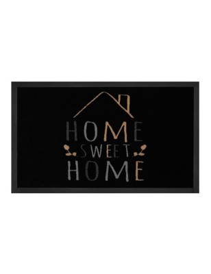 Mata Wejściowa Home Sweet Home Printy 103797 Czarny Kremowy